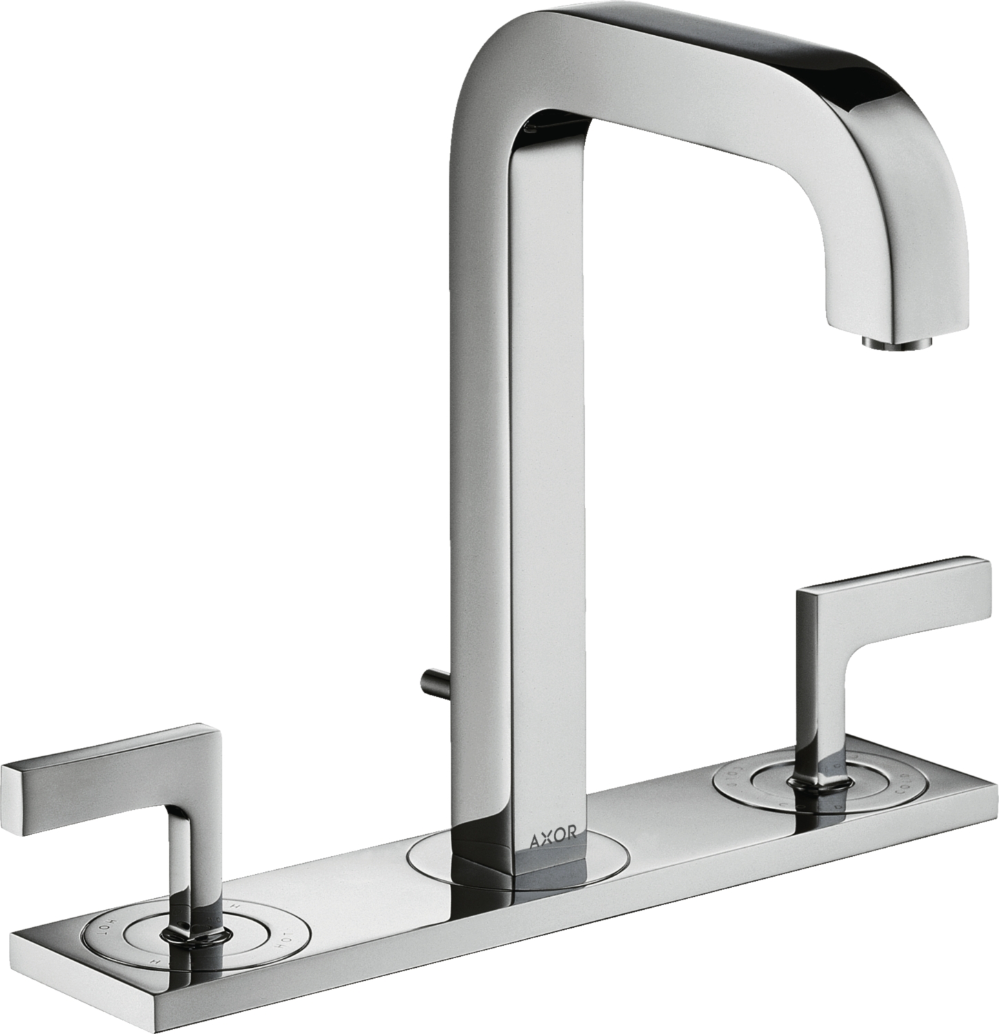 Mélangeur lavabo 3 trous Citterio 170 avec platine Axor