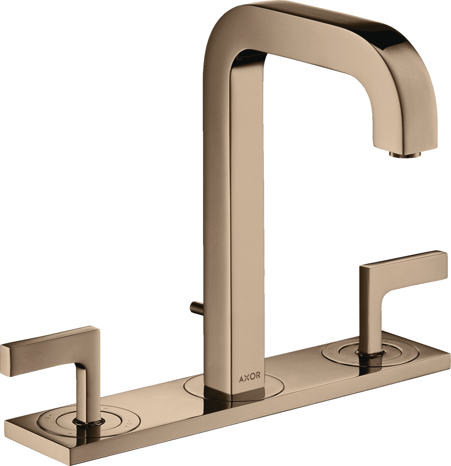 Mélangeur lavabo 3 trous Citterio 170 avec platine Axor