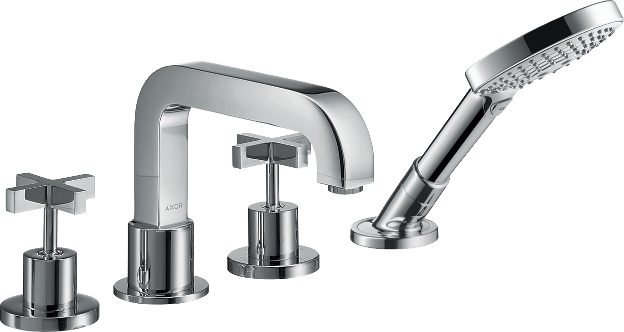 Combiné 4 trous Citterio - Pour bord de baignoire Axor