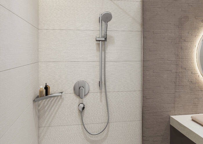 Tablette de douche d'angle murale Addstoris Hansgrohe
