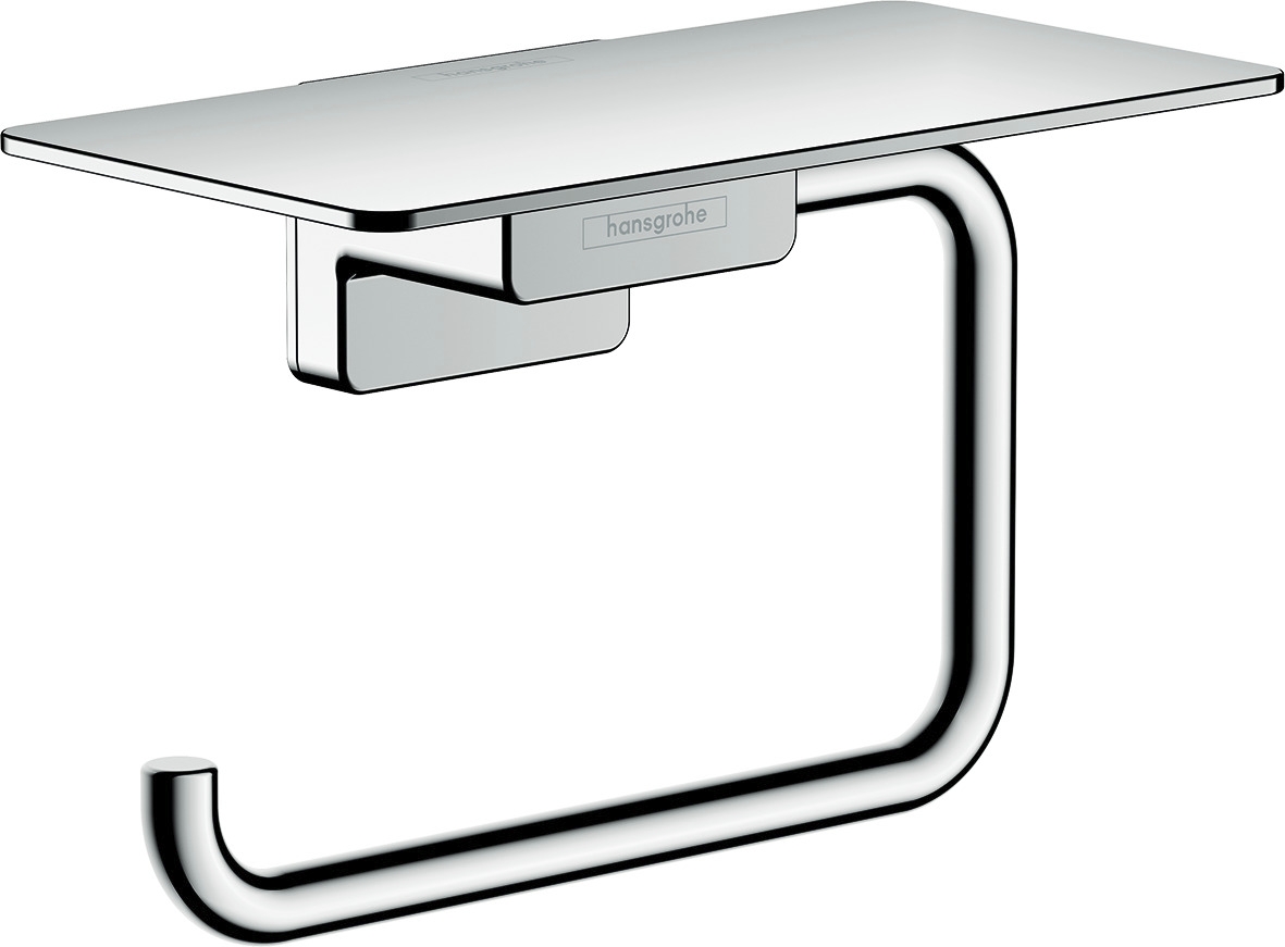 Distributeur de papier WC mural Addstoris avec tablette Hansgrohe