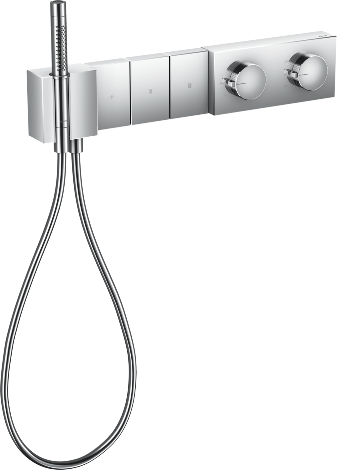 Module thermostatique Edge Select avec douchette avec 3 sorties Axor