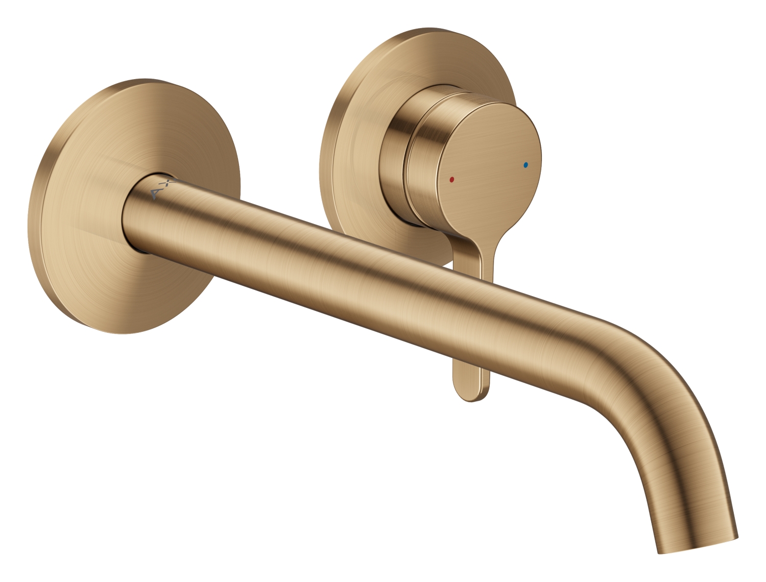 Mitigeur lavabo 2 trous Axor One - Bec 220 mm bronze brossé