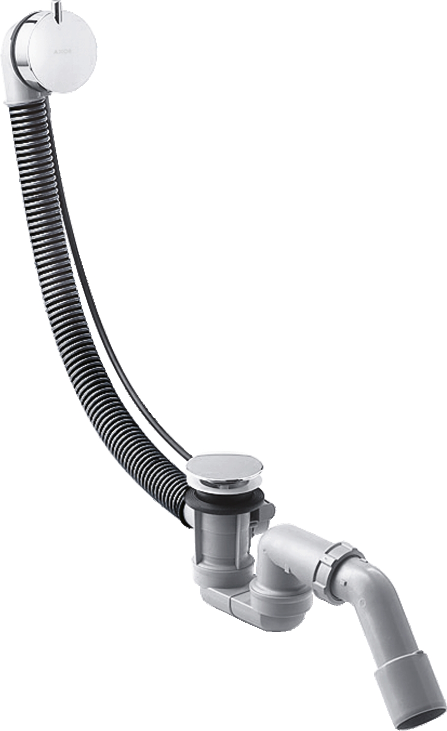 Vidage baignoire finition nickel brossé 58316820 Hansgrohe