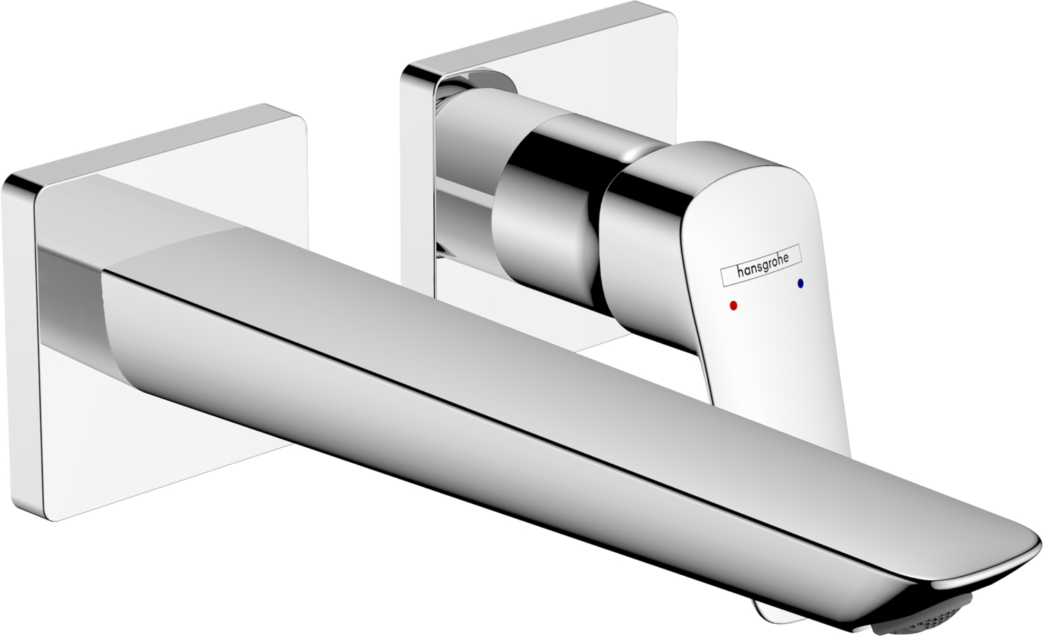 Mitigeur lavabo 2 trous Logis - Bec 206 mm chromé