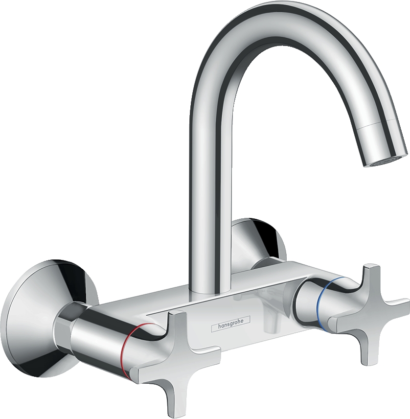 Mélangeur évier Logis M32 mural bec haut 71286000 Hansgrohe