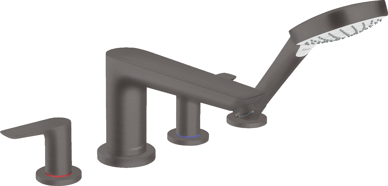  Combiné 4 trous Talis E - Pour bord de baignoire 