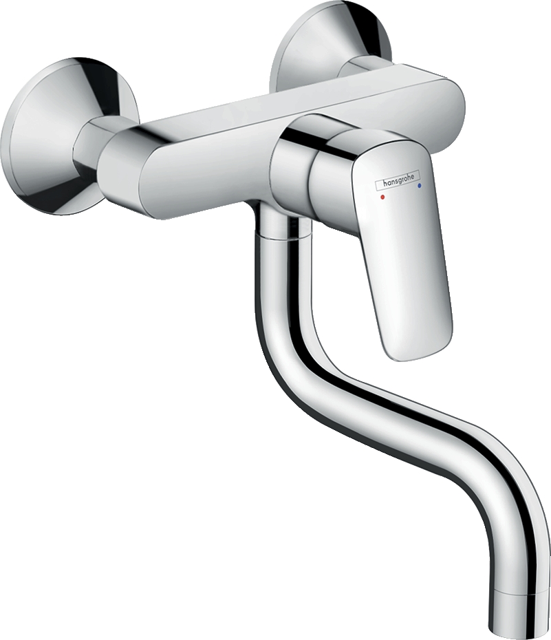 Mitigeur évier Logis M31 mural 71836000 Hansgrohe