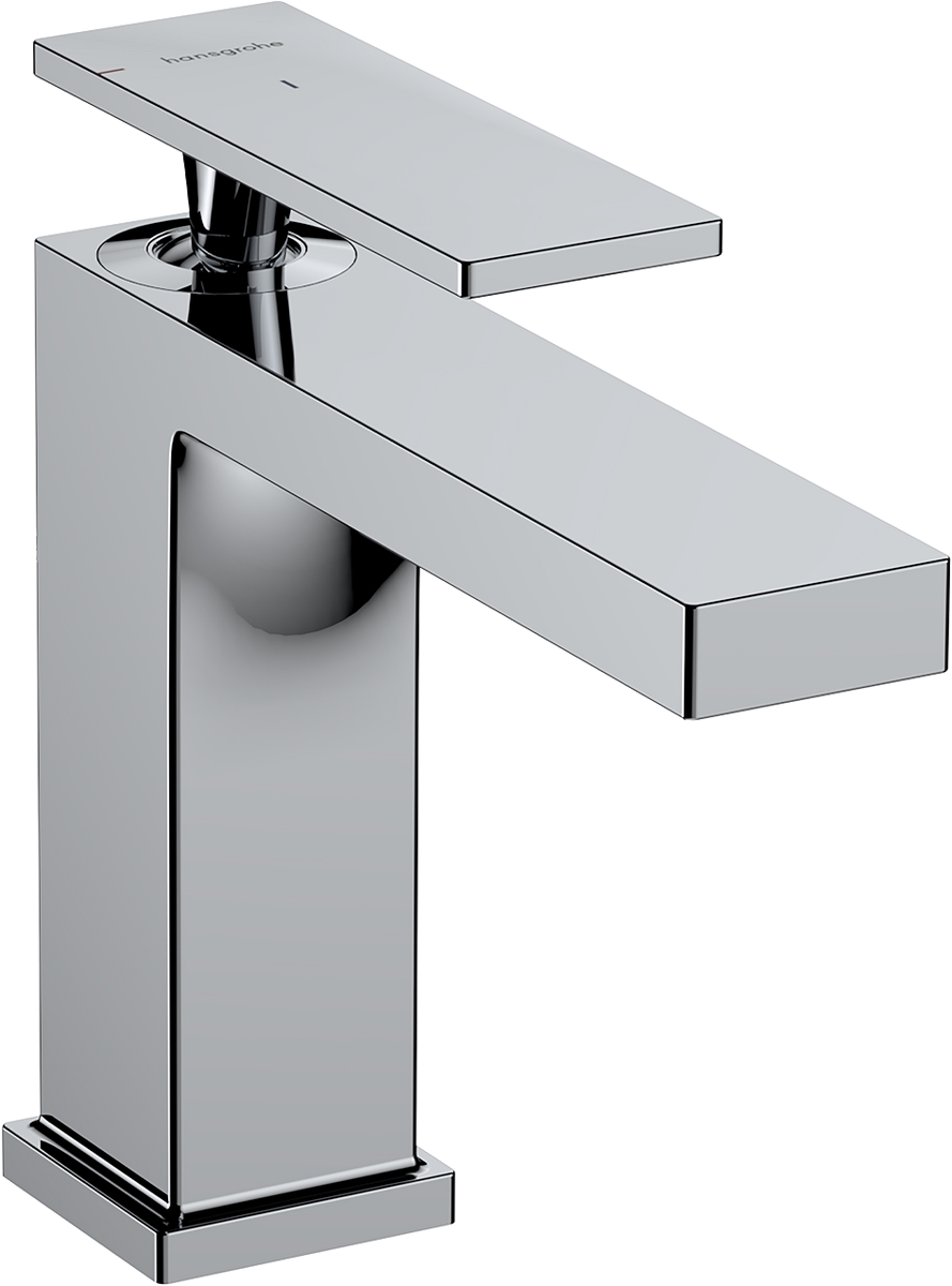Mitigeur lavabo Tecturis E 110 CoolStart chromé avec tirette métal