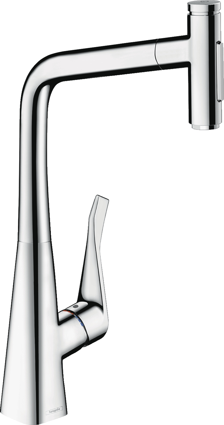 Mitigeur évier Metris Select M71 320 sBox - Avec douchette extractible 2 jets Hansgrohe