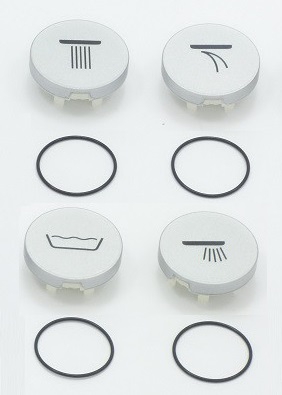 Set bouton Push Select 98367000 Hansgrohe