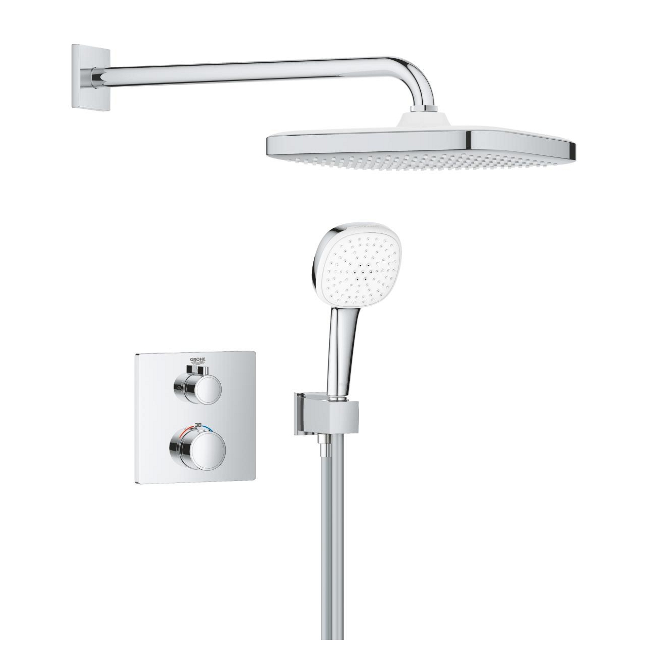 Pack encastré Grohtherm Tempesta cube 250 Grohe