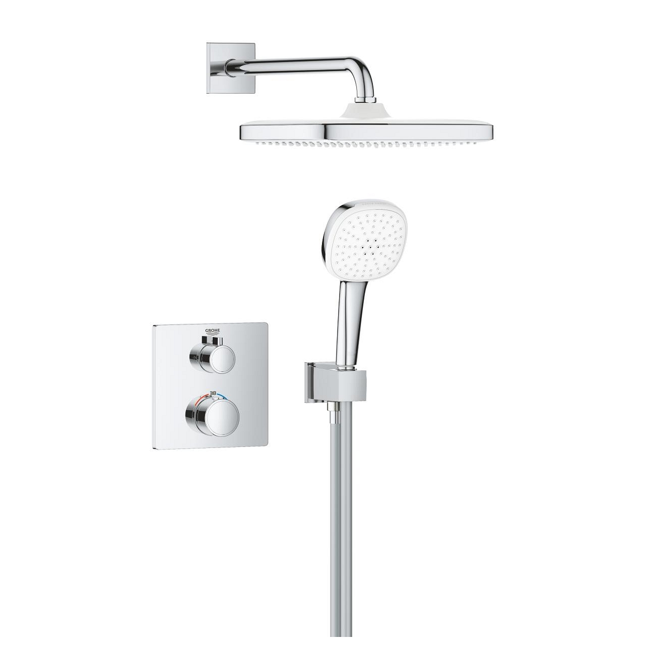 Pack encastré Grohtherm Tempesta cube 250 Grohe