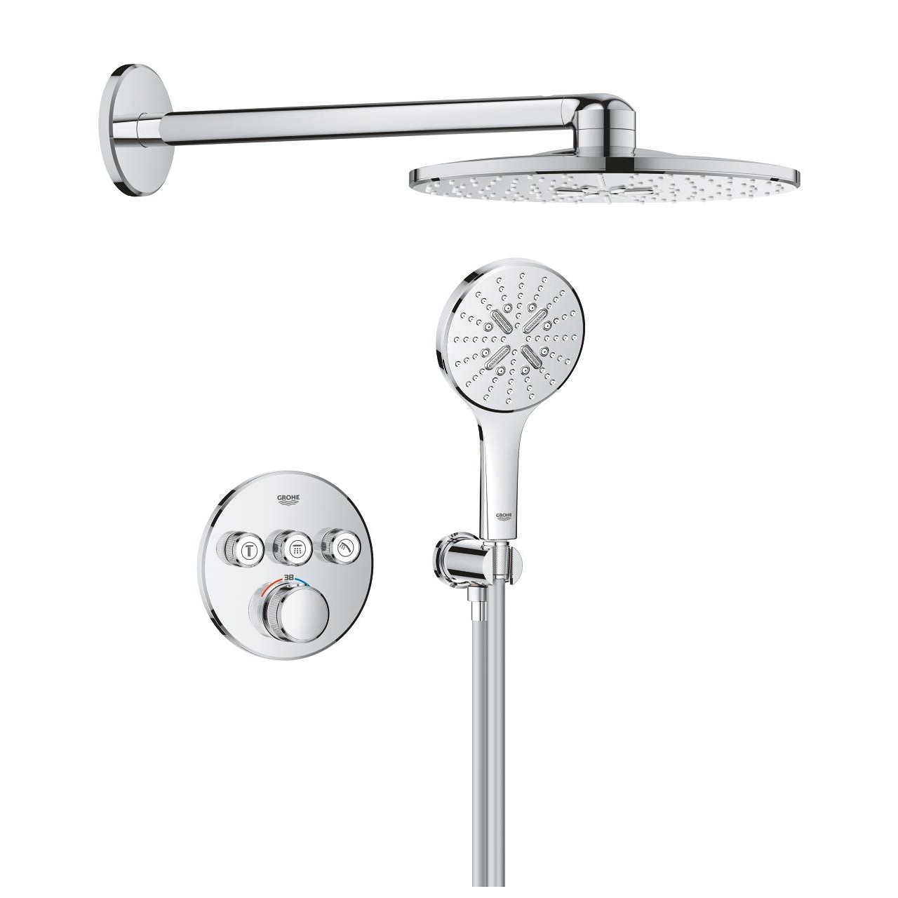 Pack encastré Grohtherm SmartControl Rainshower SmartActive 310 Grohe