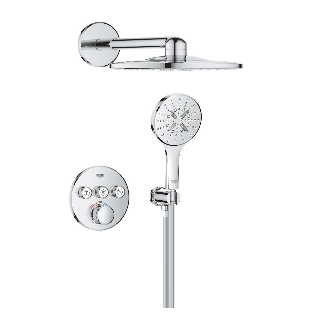 Pack encastré Grohtherm SmartControl Rainshower SmartActive 310 Grohe