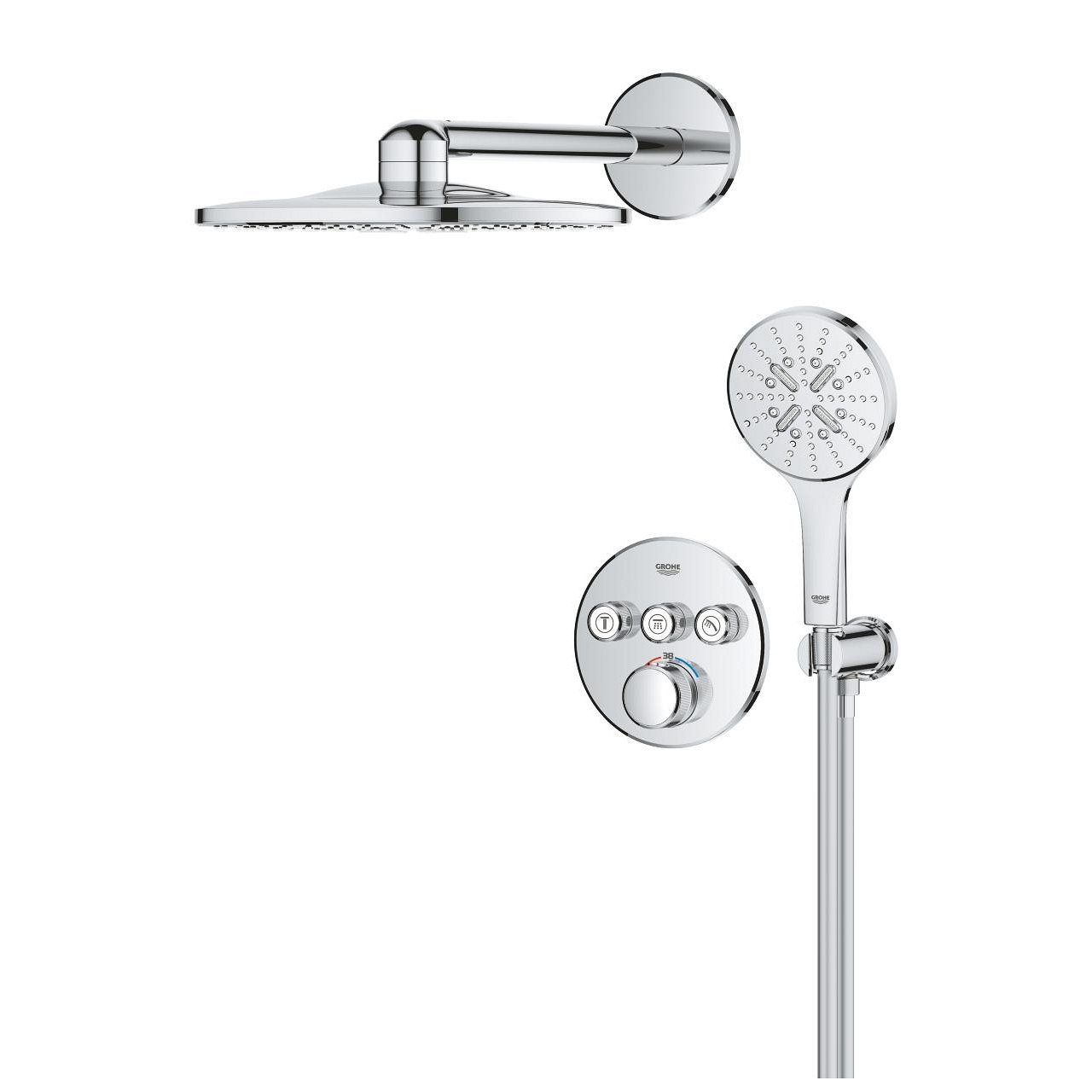 Pack encastré Grohtherm SmartControl Rainshower SmartActive 310 Grohe