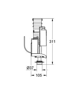 Soupape AV1 complète 42320000 Grohe