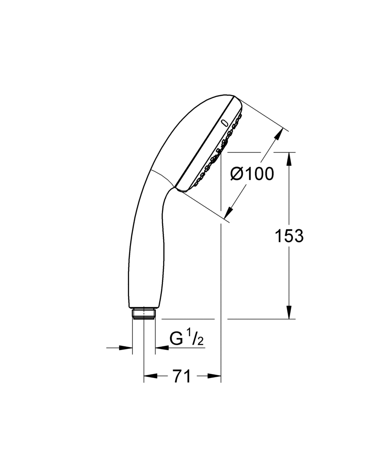 Douchette à main Tempesta 100 Grohe