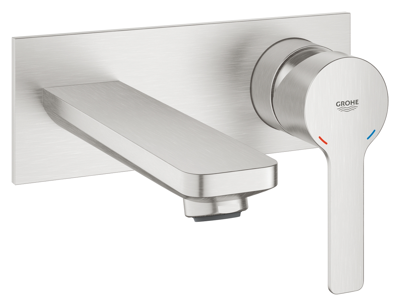 Mitigeur lavabo 2 trous Lineare New avec platine - Taille M Grohe