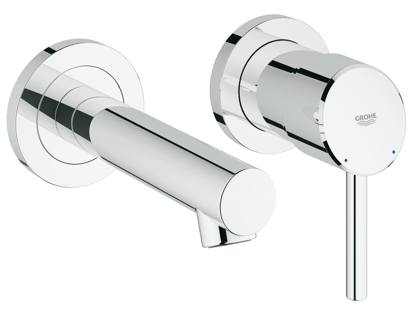 Mitigeur lavabo 2 trous Concetto new - Taille S 19575001 Grohe