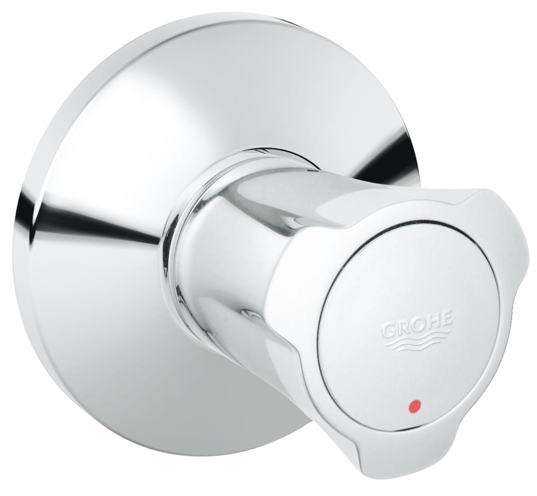 Robinet d'arrêt encastré Costa L Profondeur 10-35 mm - Marquage rouge 19855001 Grohe