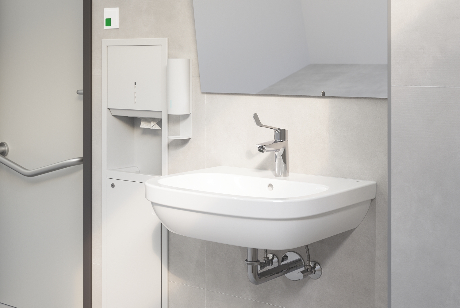 Mitigeur lavabo Eurosmart taille S - Poignée rallongée Grohe