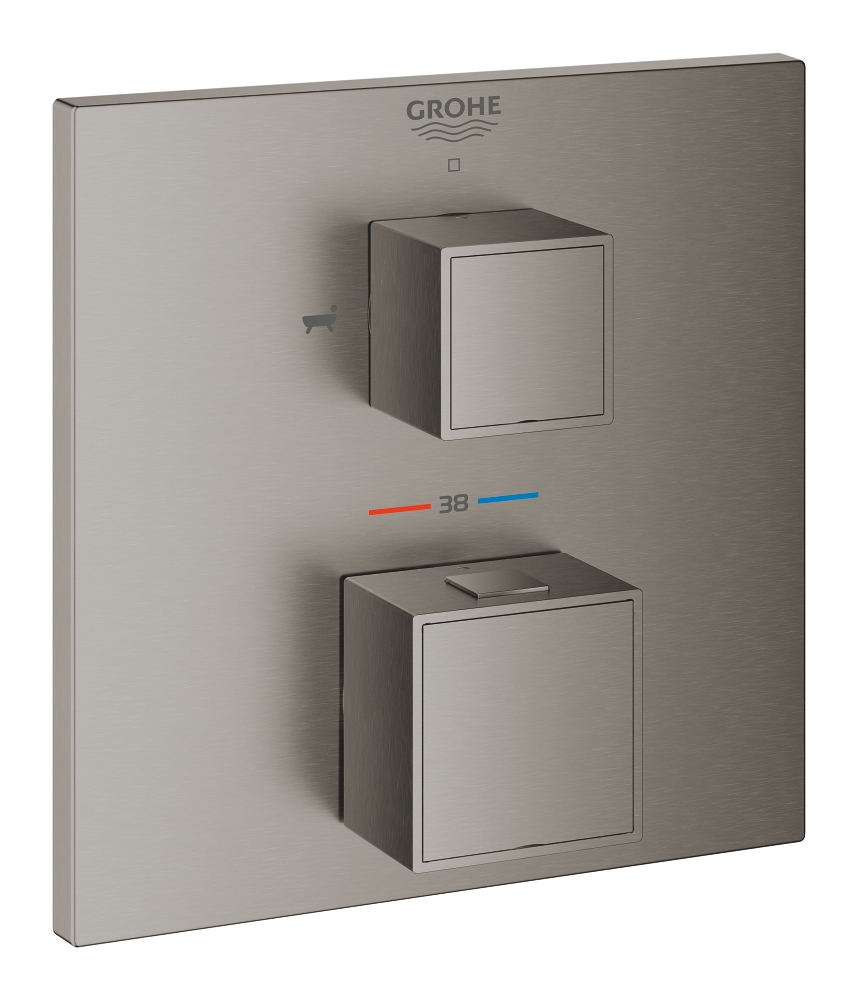 Mitigeur thermostatique inverseur bain-douche Grohtherm Cube Grohe