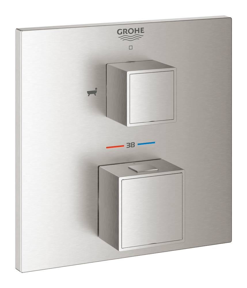 Mitigeur thermostatique inverseur bain-douche Grohtherm Cube Grohe