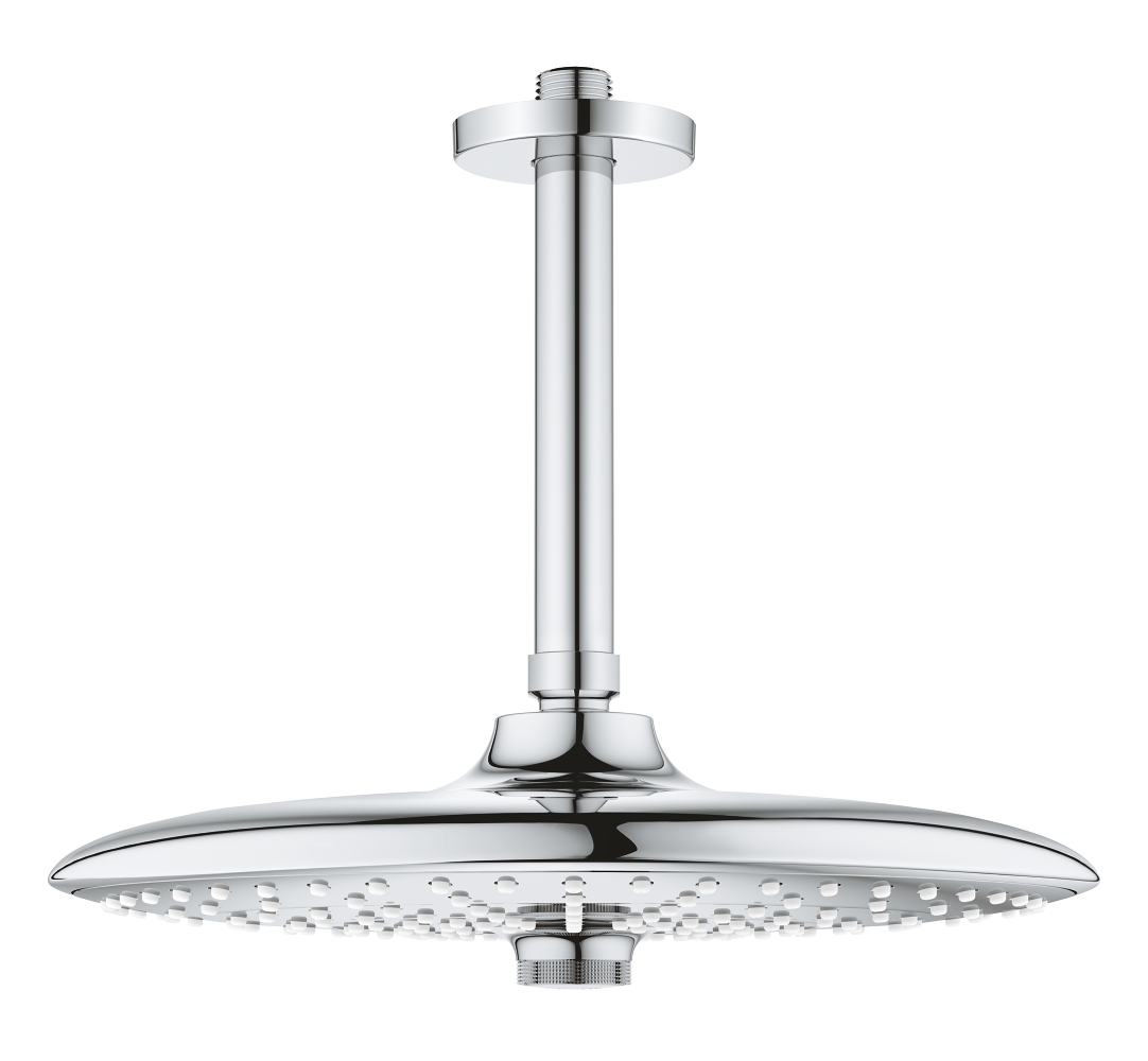 Douche de tête 3 jets Euphoria 260 Ecojoy avec bras 26461000 Grohe