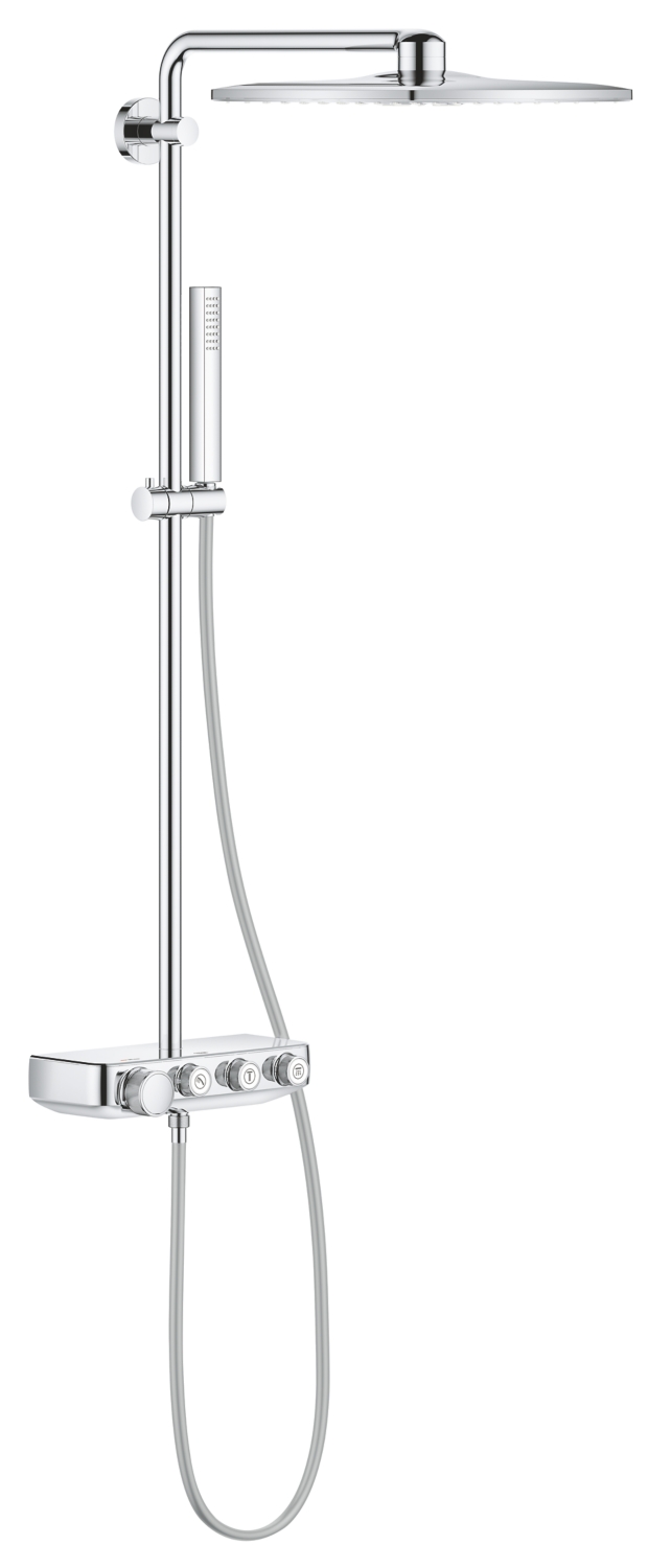 Colonne de douche thermostatique Euphoria Smartcontrol 310 Duo - Tête carrée Grohe