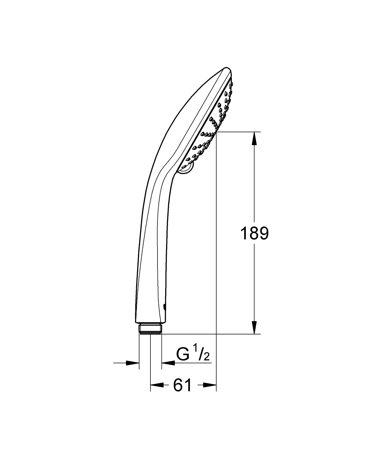 Douchette à main Euphoria Duo 27220000 Grohe