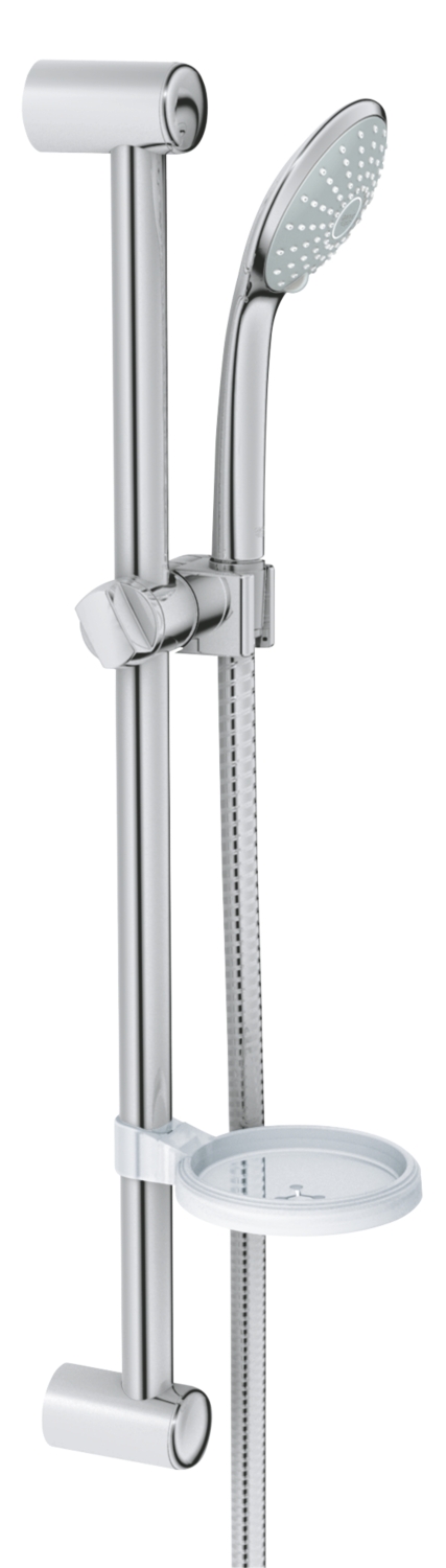 Grohe - Pack douche Eurosmart mitigeur douche + douchette + barre de douche  + porte savon