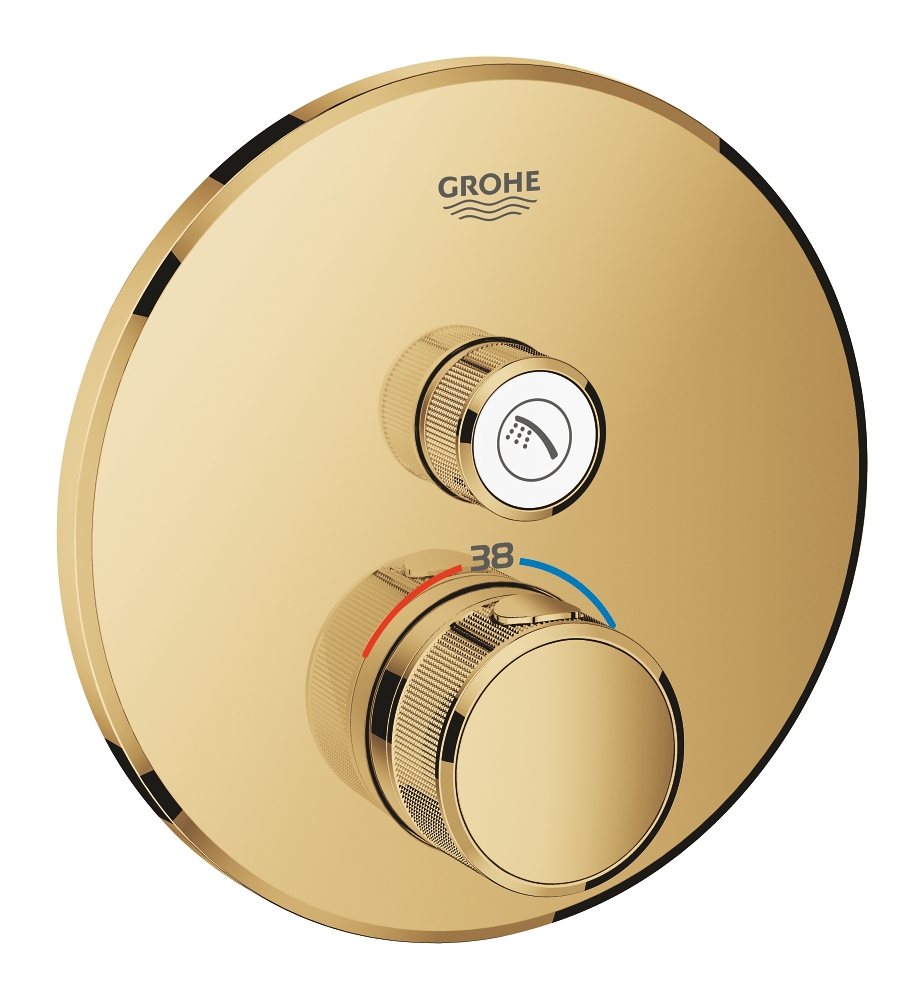 Façade thermostatique douche Grohtherm SmartControl - Rond Grohe