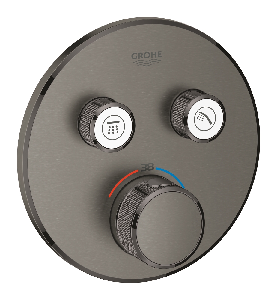 Façade thermostatique douche Grohtherm SmartControl - Rond 2 fonctions Grohe