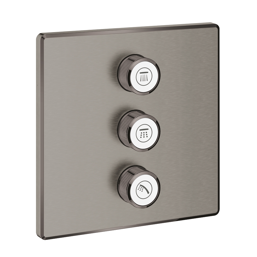 Module de contrôle Grohtherm SmartControl carré avec 3 fonctions Grohe