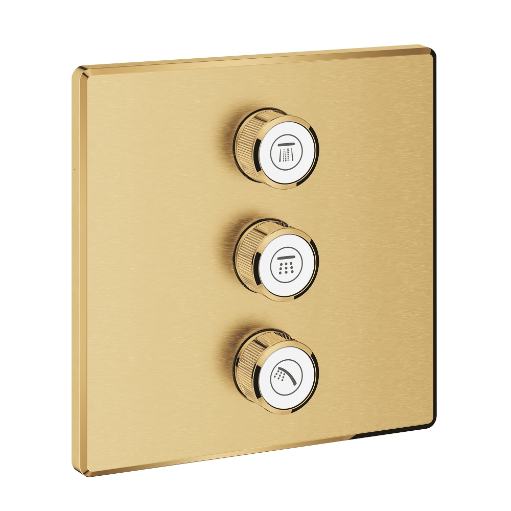 Module de contrôle Grohtherm SmartControl carré avec 3 fonctions Grohe