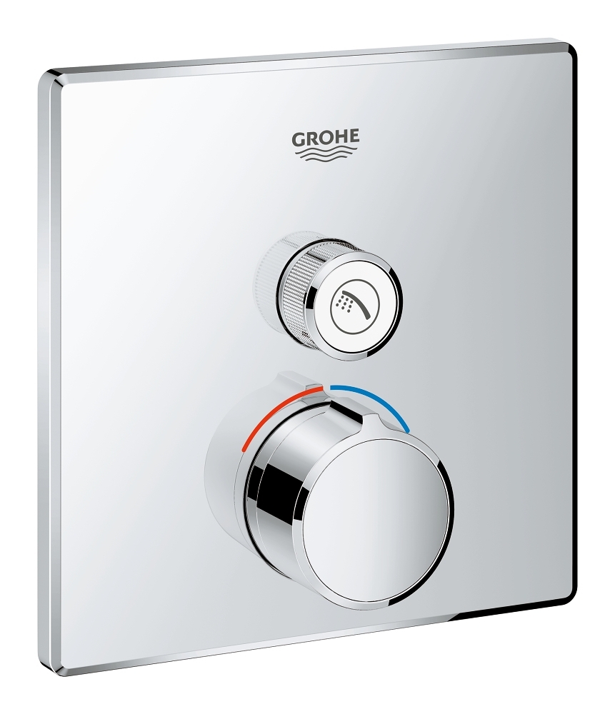 Façade mitigeur 1 sortie SmartControl Mixer carré 29147000 Grohe