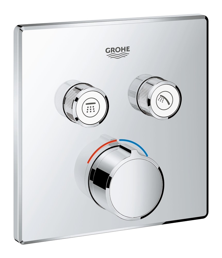 Façade mitigeur 2 sorties SmartControl Mixer carré 29148000 Grohe