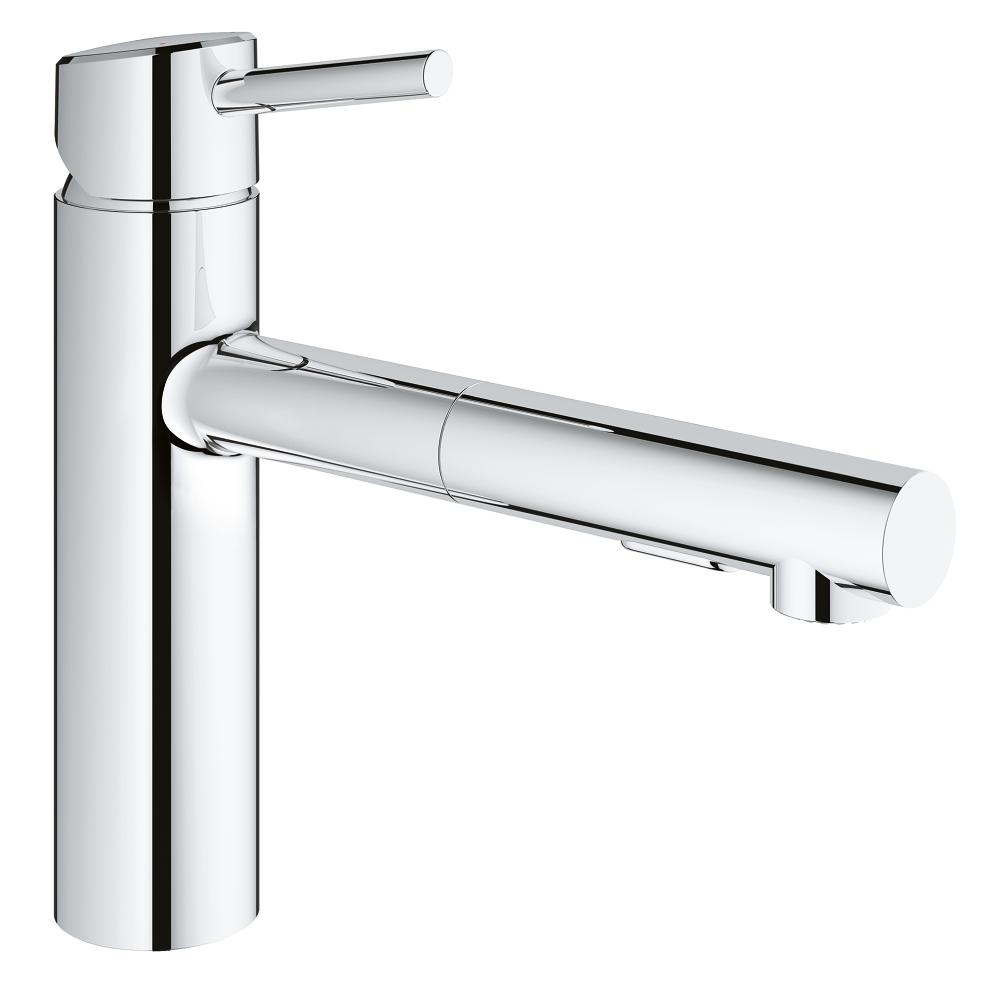 Mitigeur évier Concetto - Bec medium - Douchette extractible Grohe