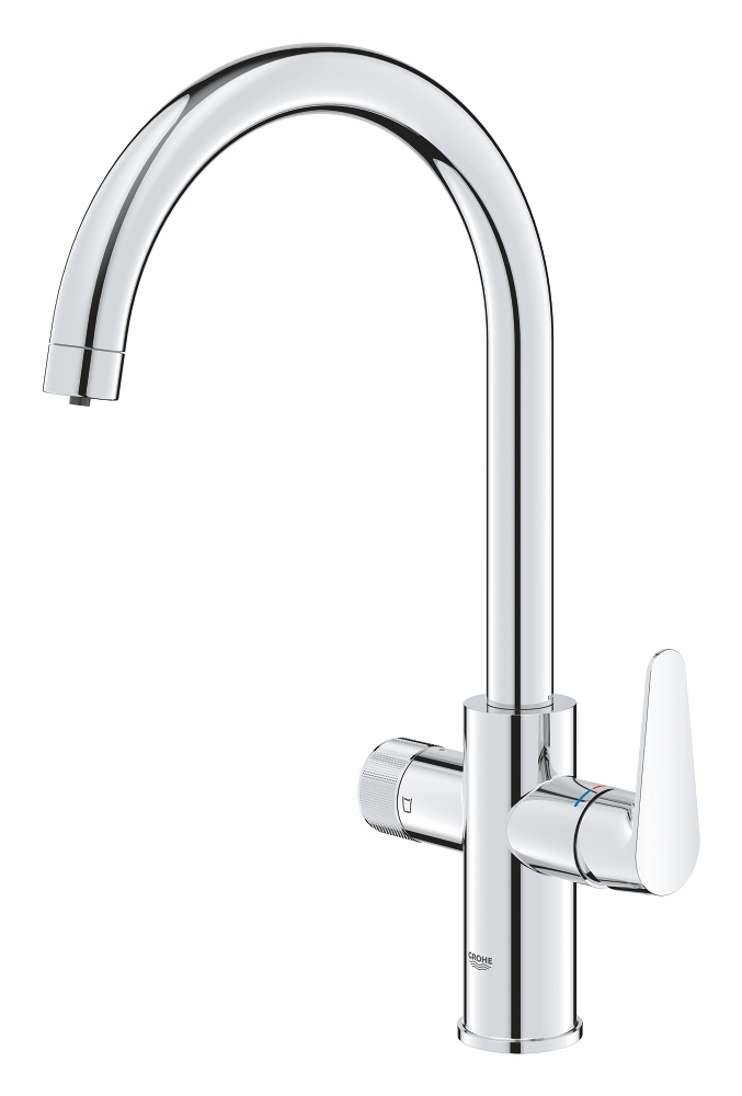 Mitigeur évier bec C Baucurve - Filtrant Grohe