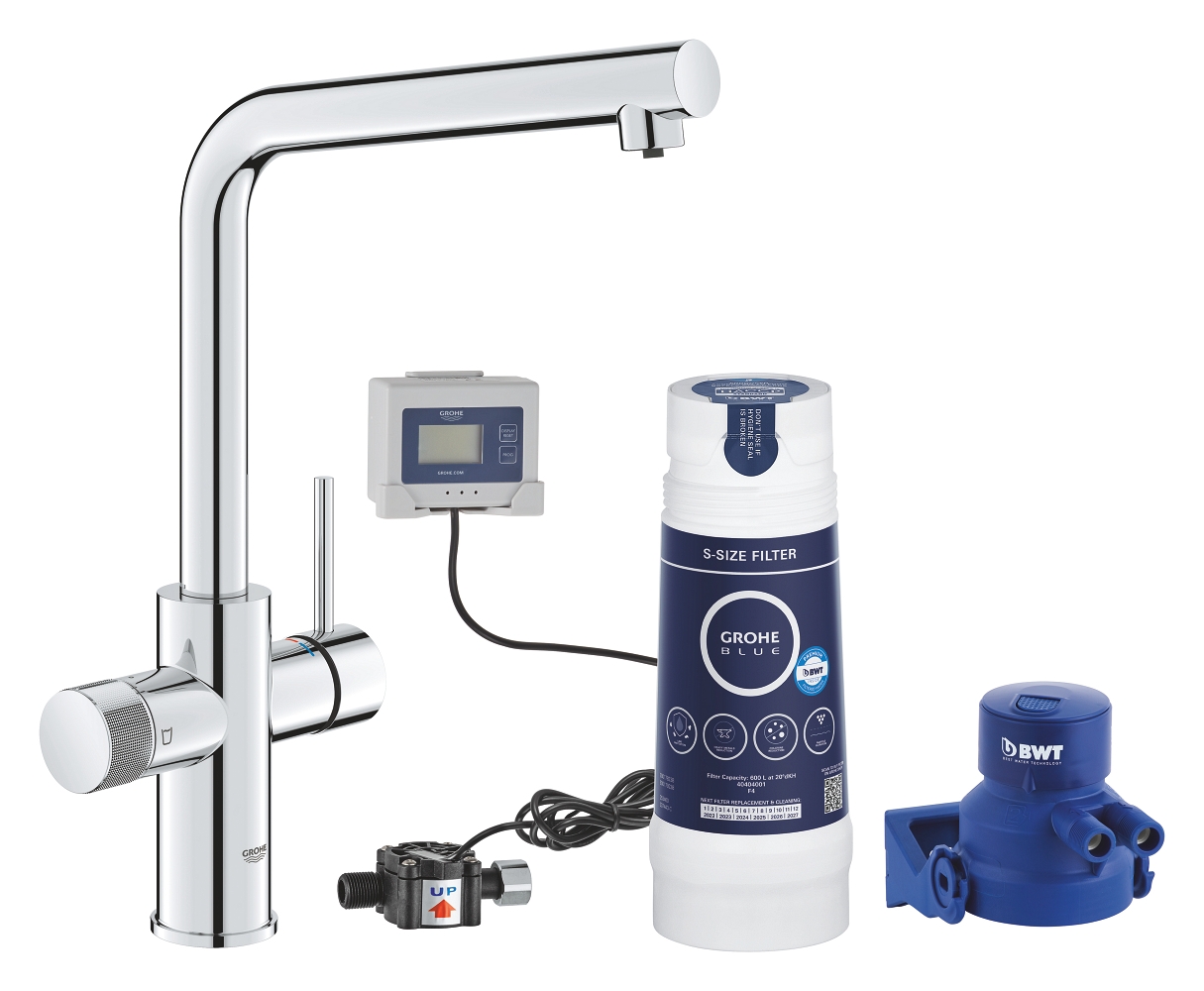 Mitigeur évier bec L Blue Pure Minta - Pack Filtrant Grohe