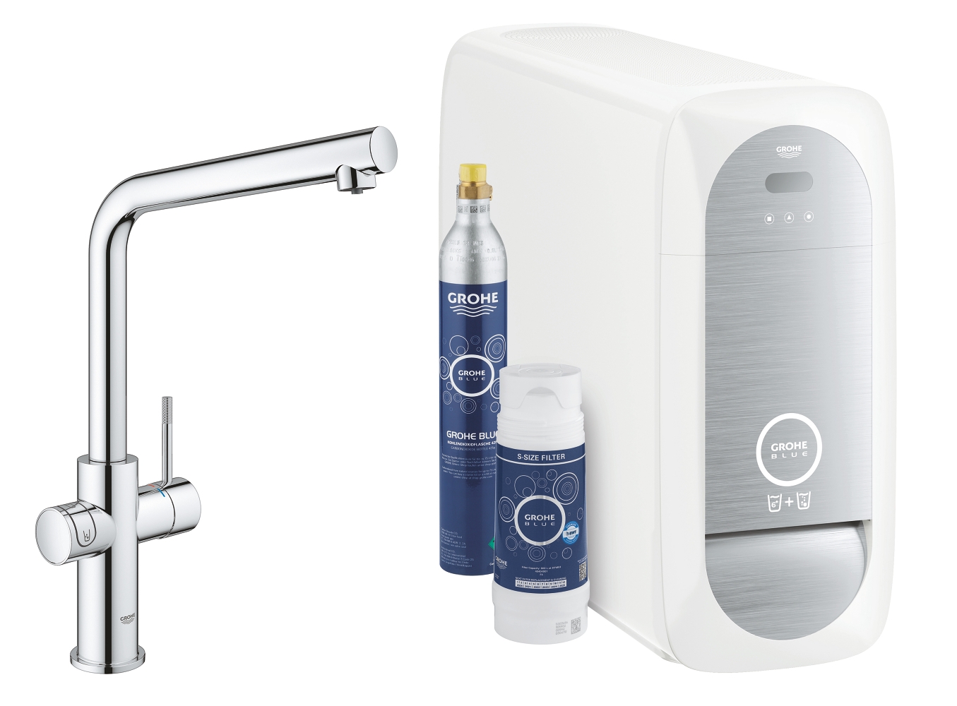 Mitigeur évier bec L Blue Home - Pack Filtrant Grohe
