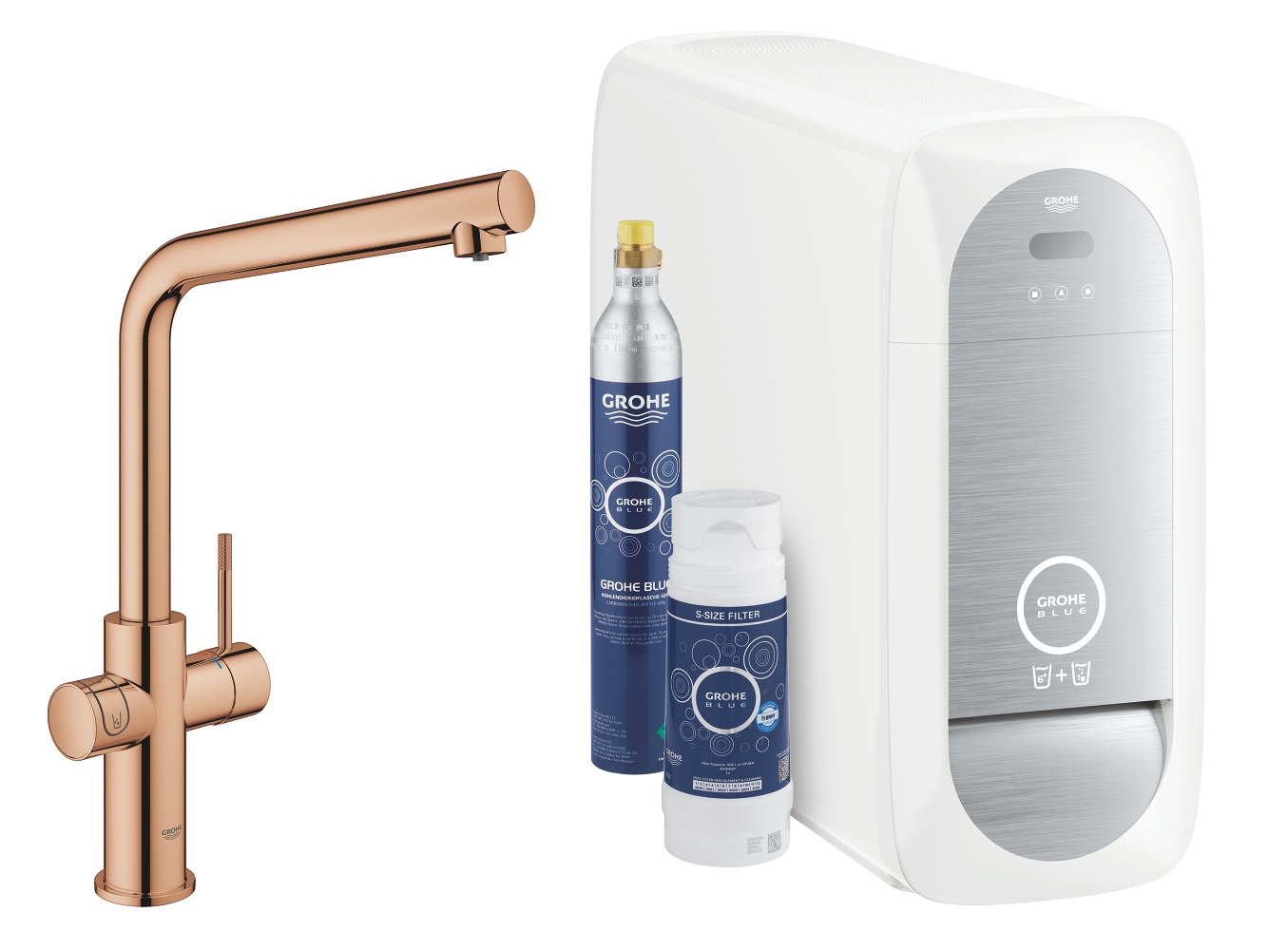 Mitigeur évier bec L Blue Home - Pack Filtrant Grohe