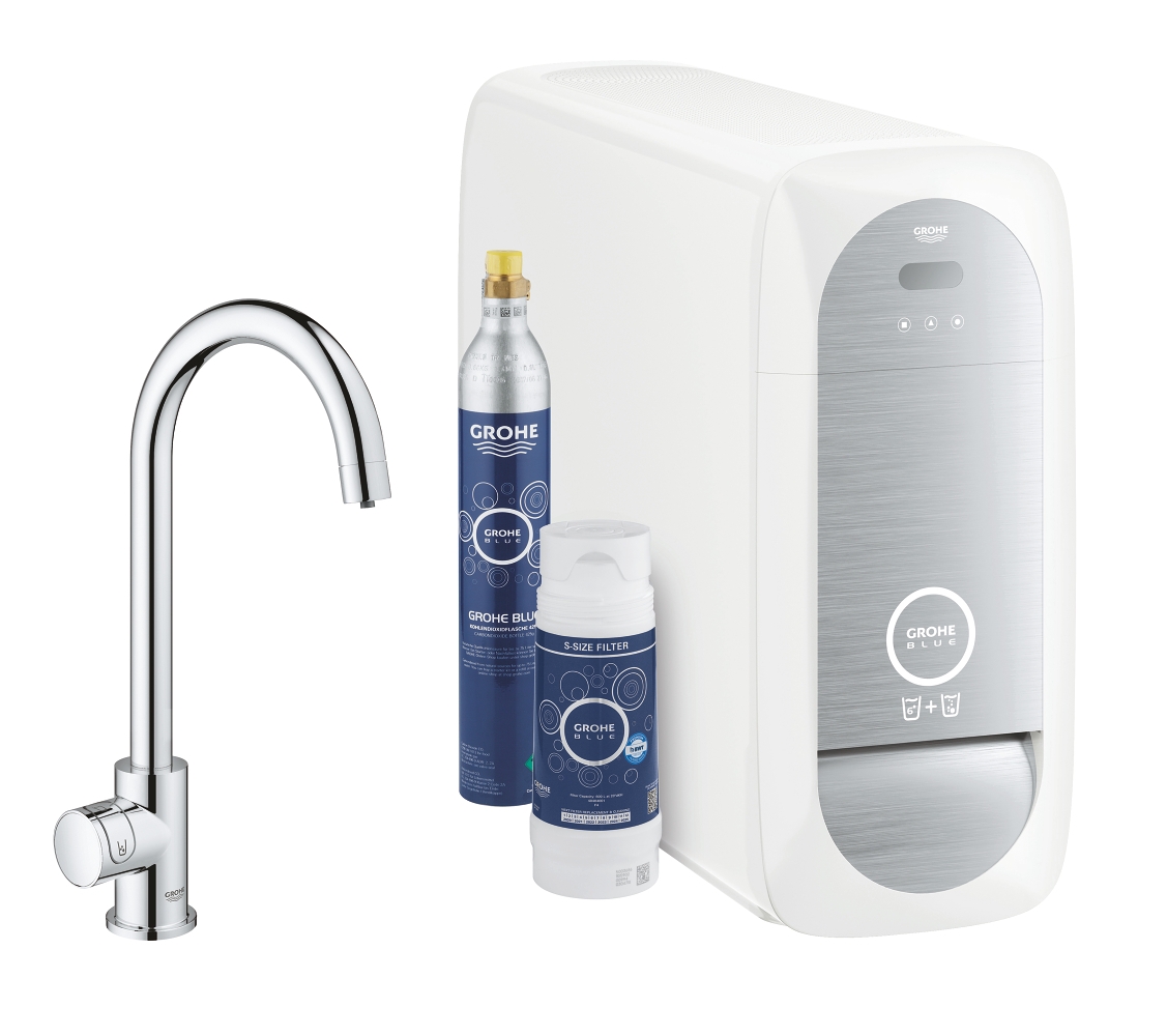 Pack filtrant Blue Home Mono - Mitigeur bec C Grohe