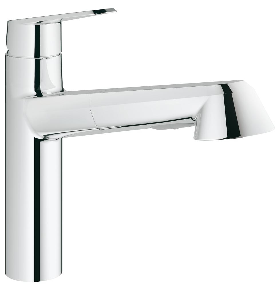 Mitigeur évier Eurodisc Cosmopolitan - Douchette extractible Grohe