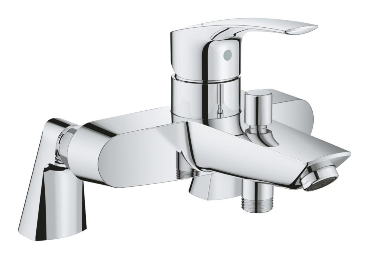 Mitigeur bain-douche Eurosmart sur colonnettes Grohe