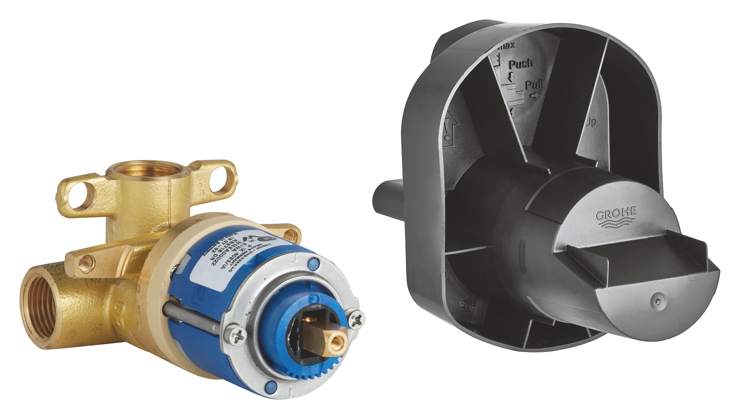 Corps à encastrer pour mitigeur monocommande avec oeillets - Sortie haute 1/2" Grohe