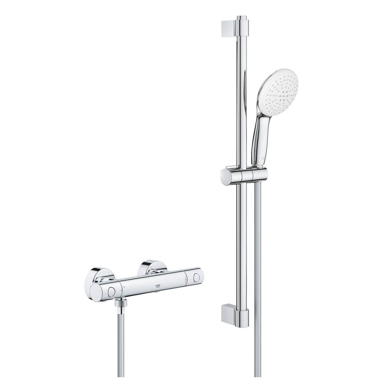 Combiné de douche thermostatique Grohtherm 800 Cosmopolitan Grohe