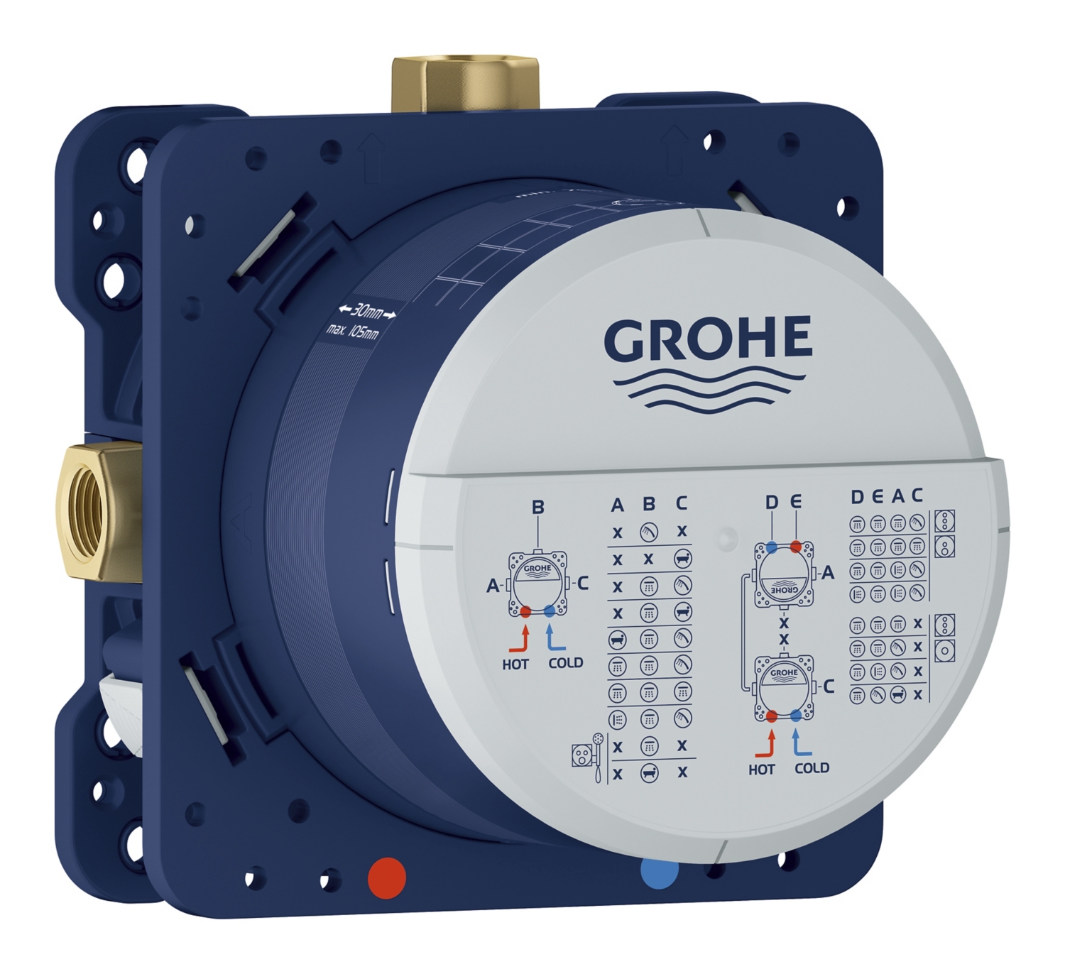 Corps encastré universel Rapido SmartBox 35604000 Grohe