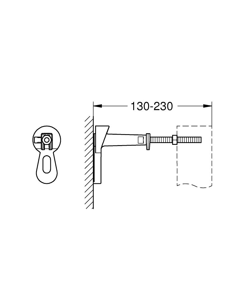 Equerre murale Rapid SL 3855800M Grohe